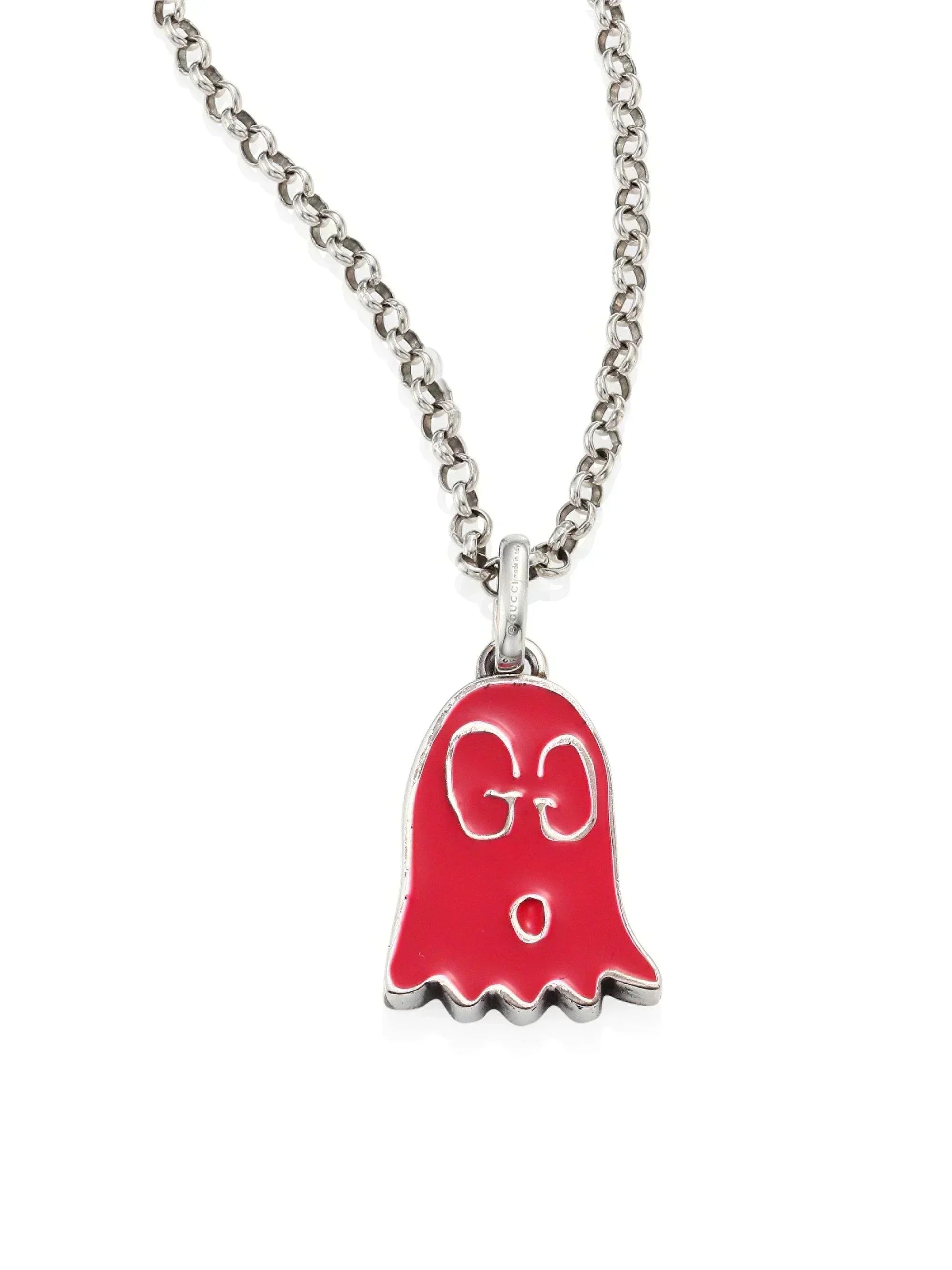 Gucci GG Ghost Red Necklace