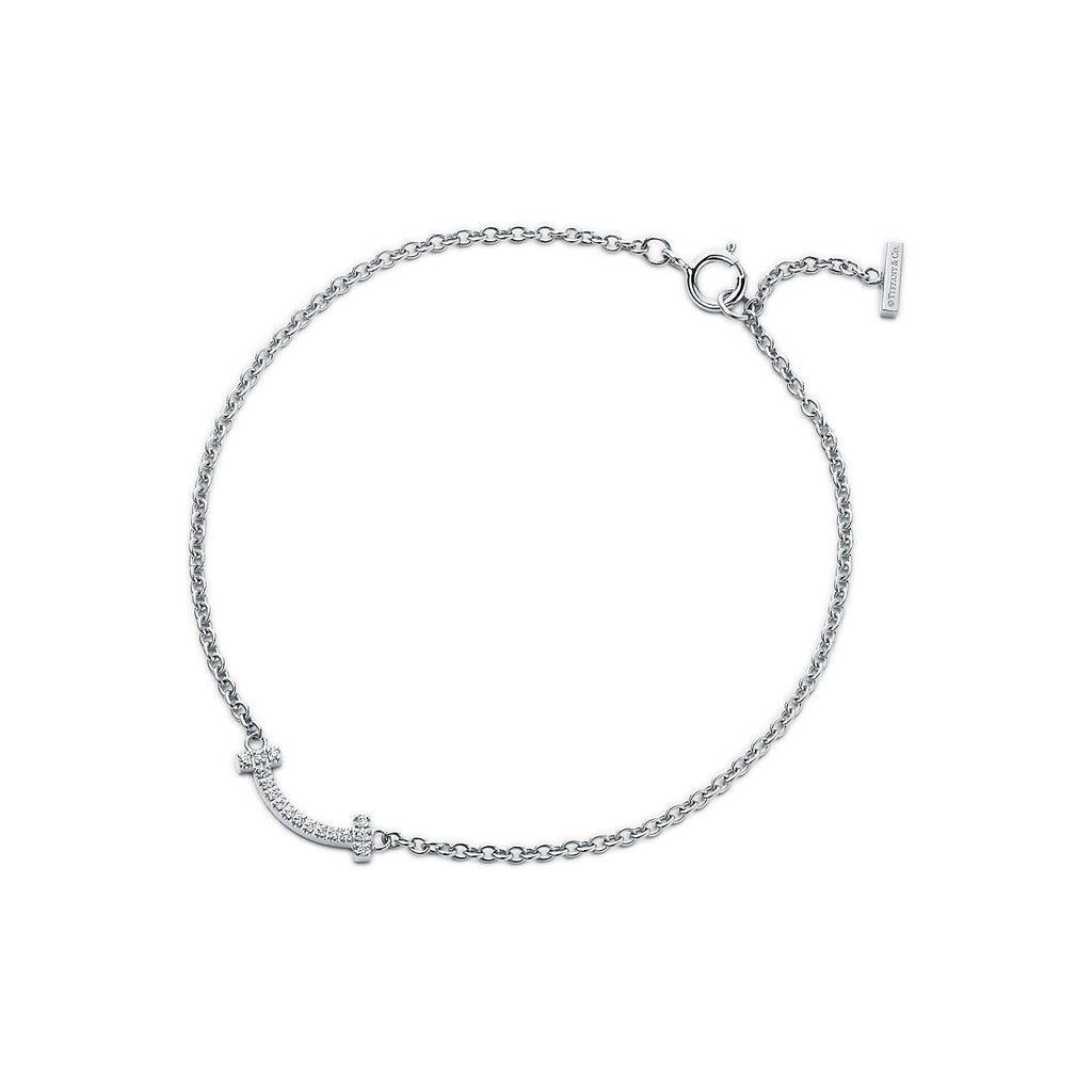 18K Tiffany Smile Diamond Bracelet