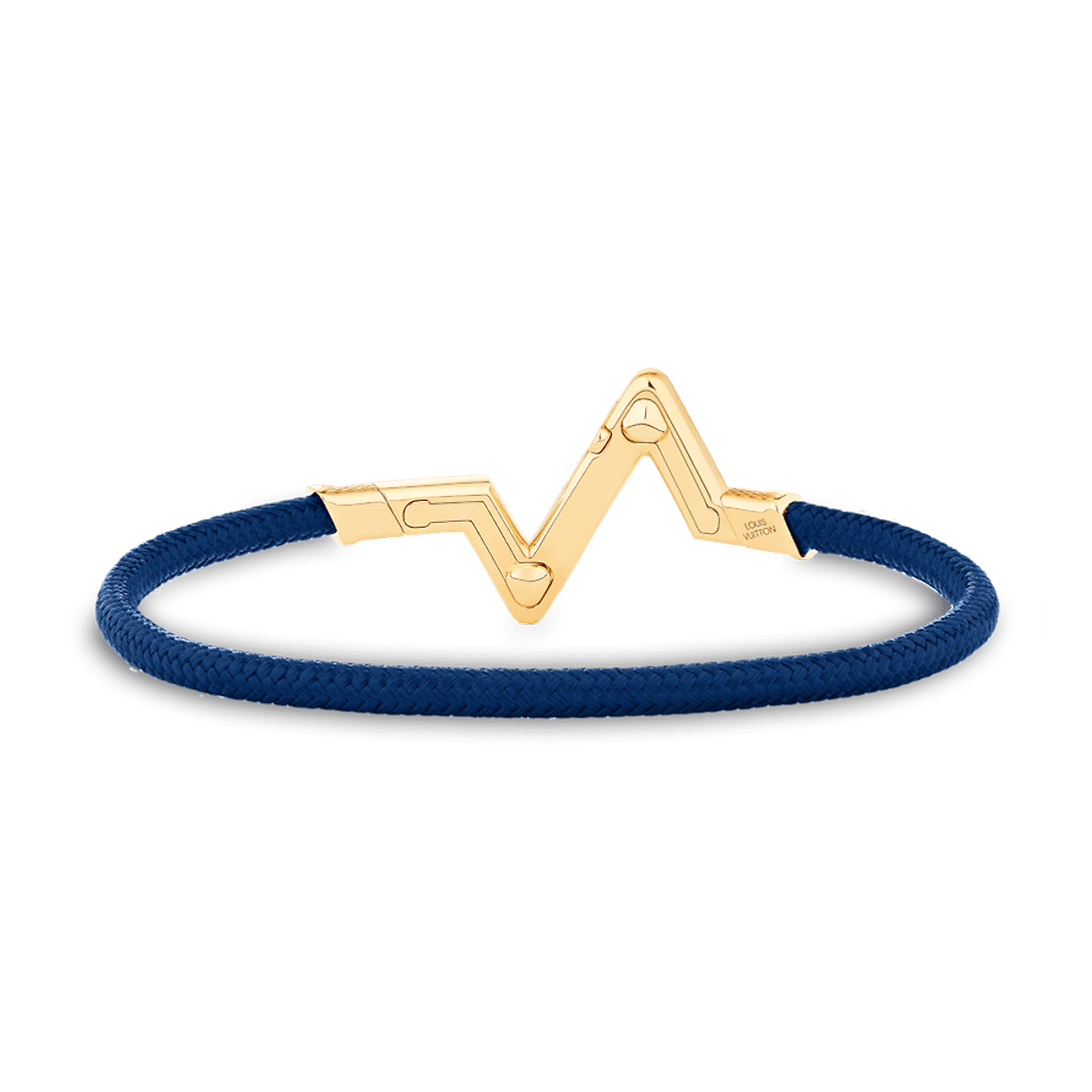 18K Louis Vuitton Volt Upside Down Play Blue Bracelet