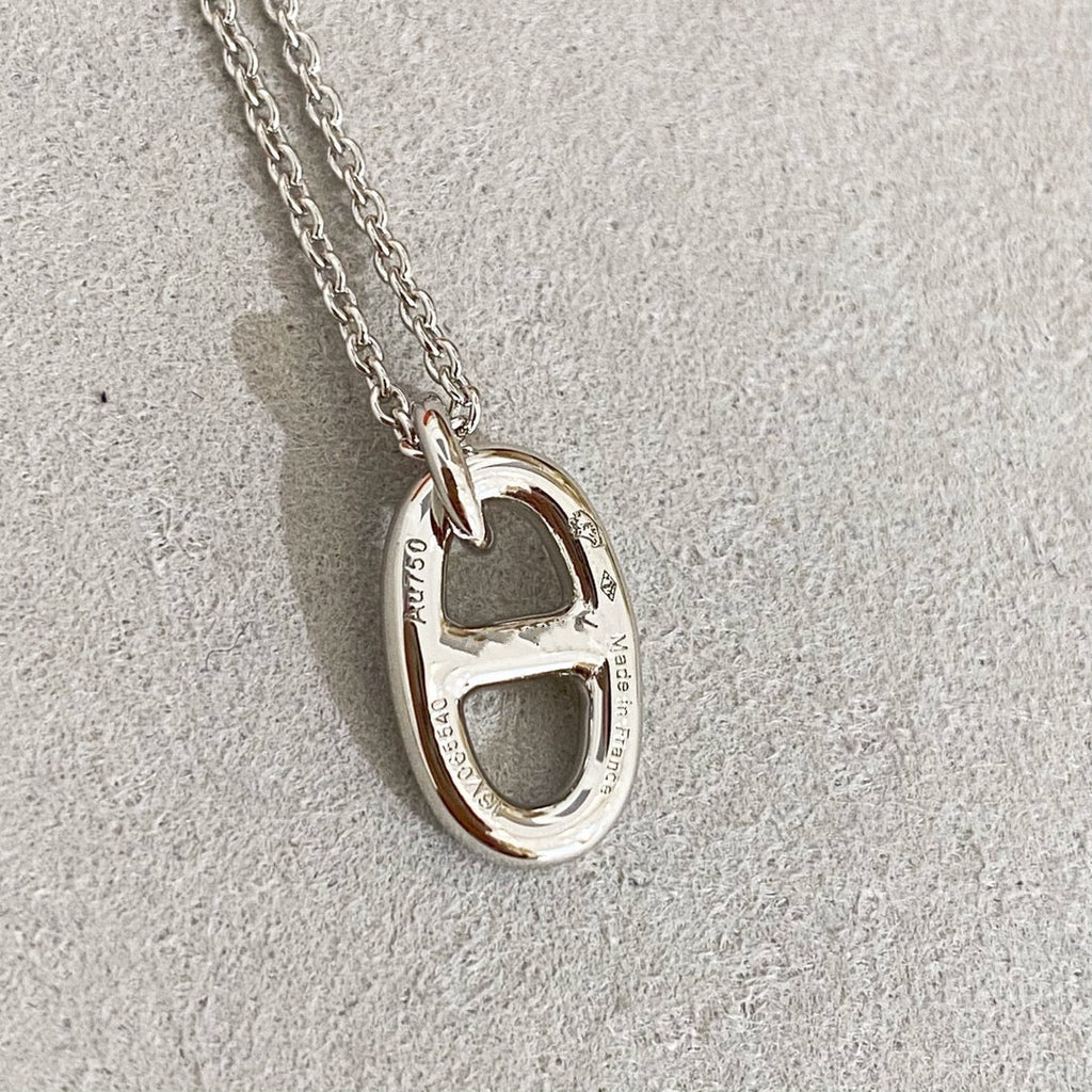 Hermes Chaine Small Necklace Gold and Silver