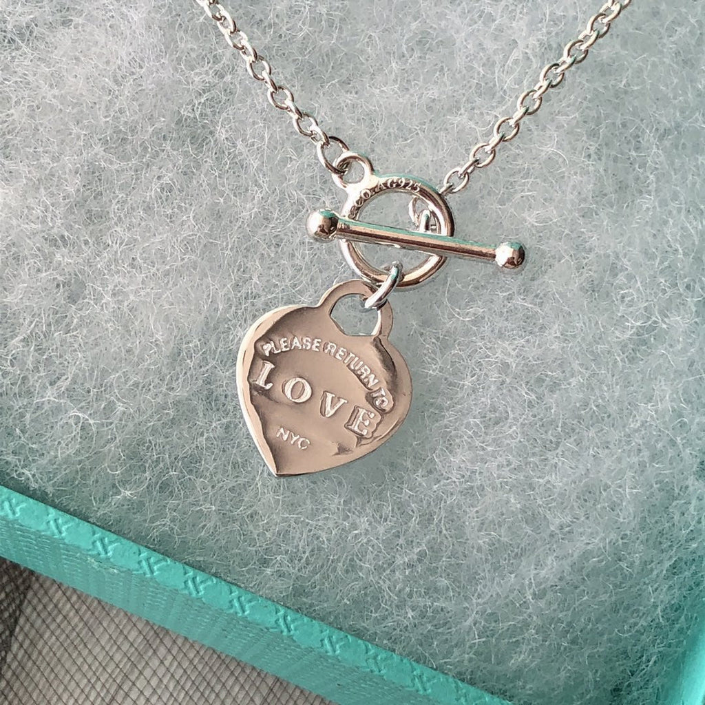 Tiffany Love Heart Blue Bracelet