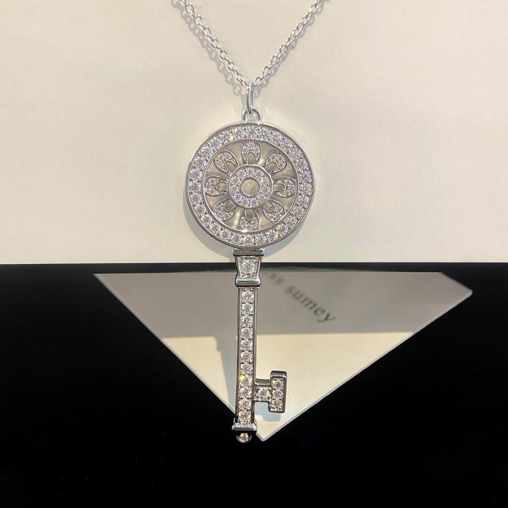 Tiffany Petal Key Pendant