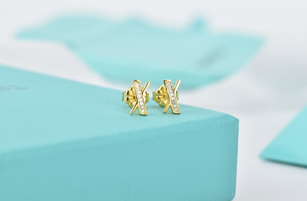 Tiffany Atlas Cubic Zirconia Stud Earrings