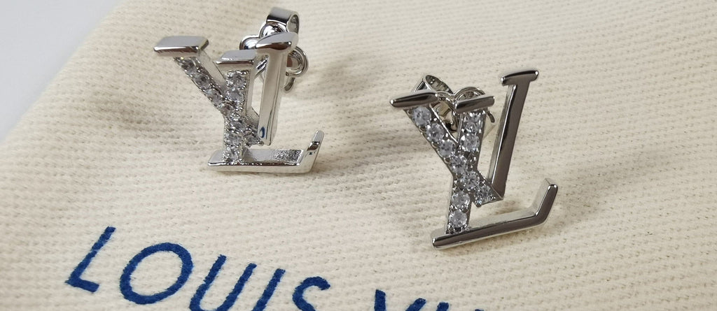 18K Louis Vuitton Iconic Diamond Earrings