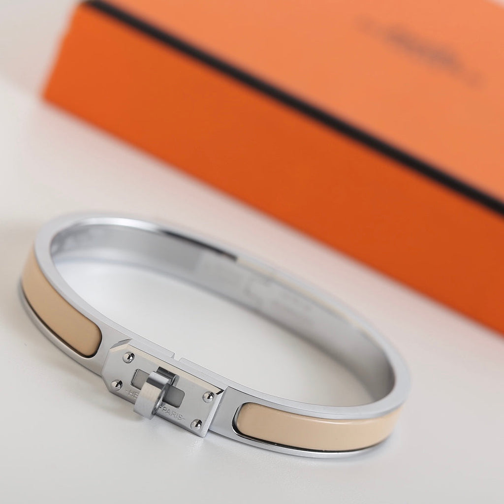 Hermes HM Kelly Beige Bracelet