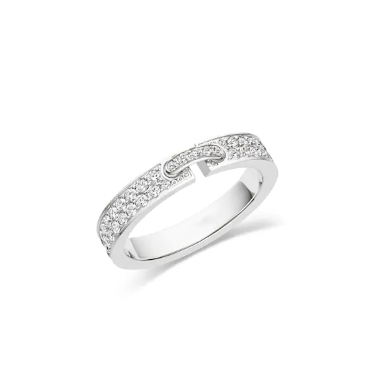 Chaumet Alliance Liens ÉVidence Paved Cubic Zirconia 4MM Ring