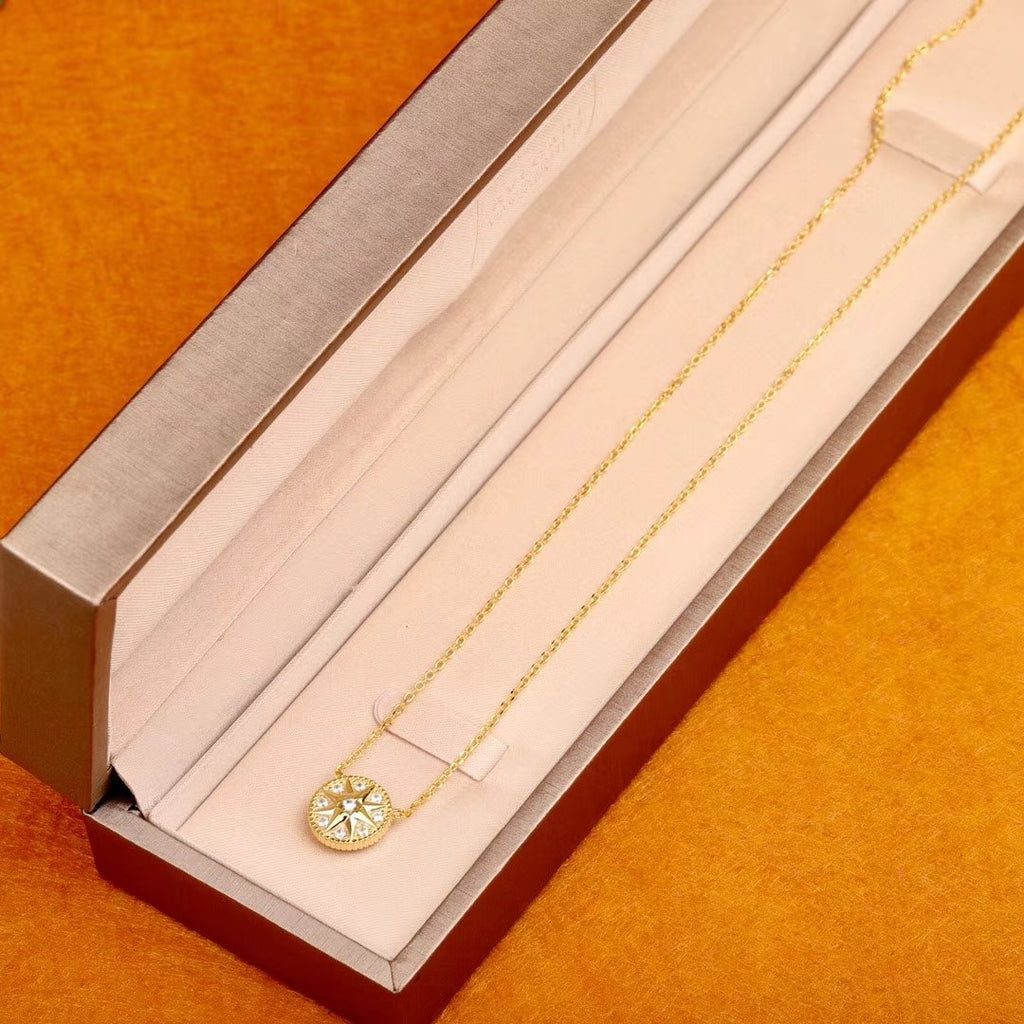 Dior Rose Des Vents Necklace Diamond