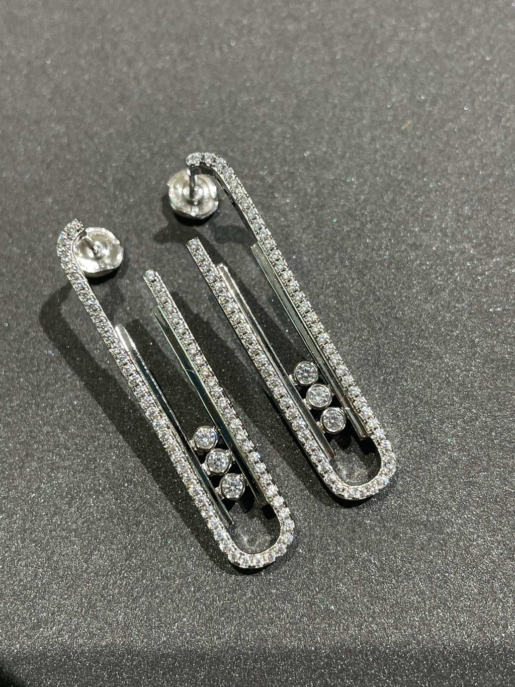 Messika Move 10th PM Earrings Cubic Zirconia