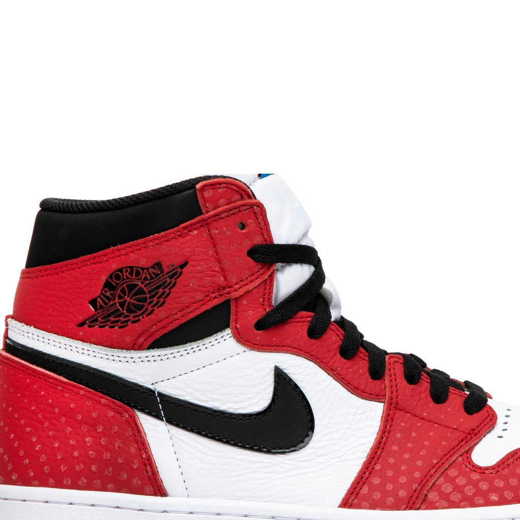 Air Jordan 1 Retro High OG Spider-Man Origin Story 555088-602 Sneakers