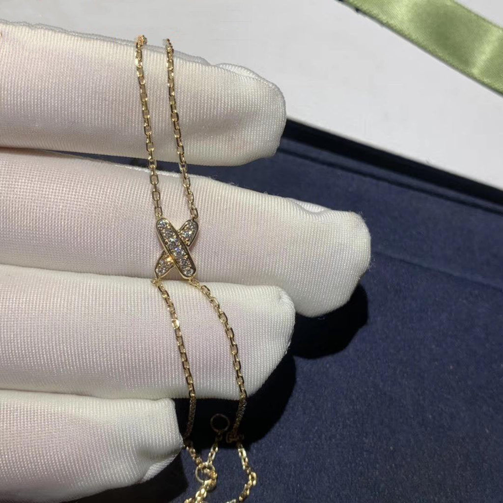 Chaumet Jeux Bracelet Gold Cubic Zirconia