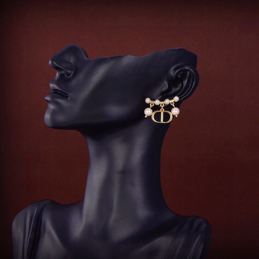 18K Dior Tribales Pearls Earrings