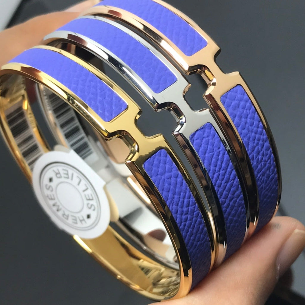 18K Olympe Light Purple Hermes Bracelet